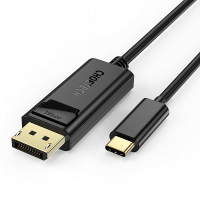Кабель мультимедийный USB-C to DisplayPort 1.8m 4K 60Hz Choetech (XCP-1801BK)