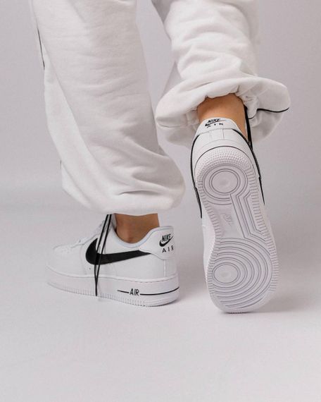 Женские кроссовки  Air Force 1 Winter All White Black , Вьетнам , мех 39 | Зображення 7