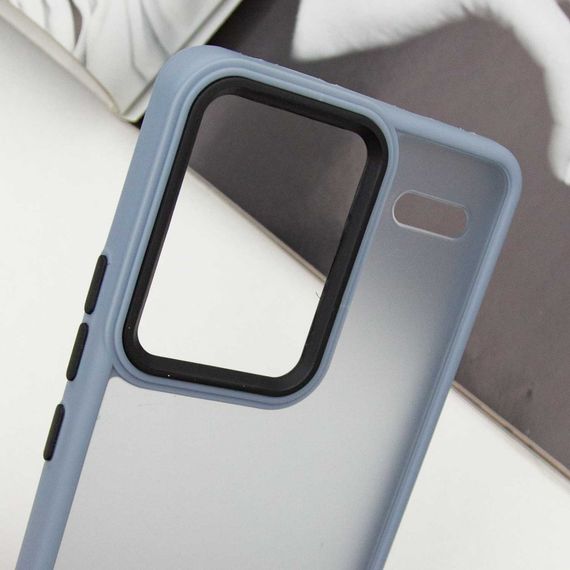 Чехол TPU+PC Lyon Frosted для Xiaomi Redmi Note 13 Pro+ Sierra Blue | Зображення 3