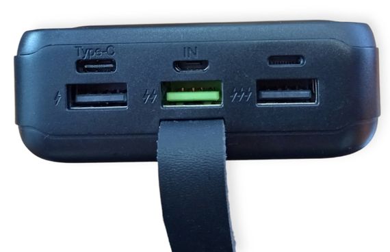 Power Bank 45000 mAh 2,1А реальна ємність PZX C166 зарядка зовнішній акумулятор павербанк сертифікований | Зображення 2