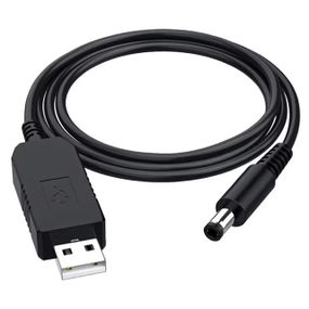 Кабель USB-DC для живлення роутера/модему (9В) від PowerBank / Перехідник для Wi-Fi / Адаптер для модему