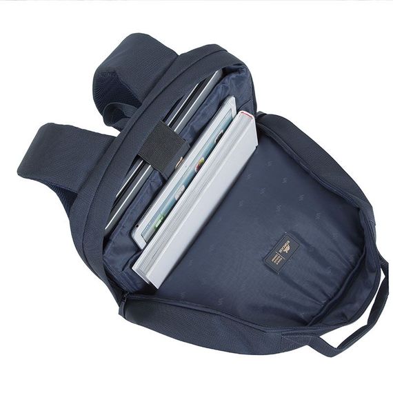 Рюкзак городской Rivacase 8460 / Dark Blue 32х47х13.5 см темно-синий | Зображення 8