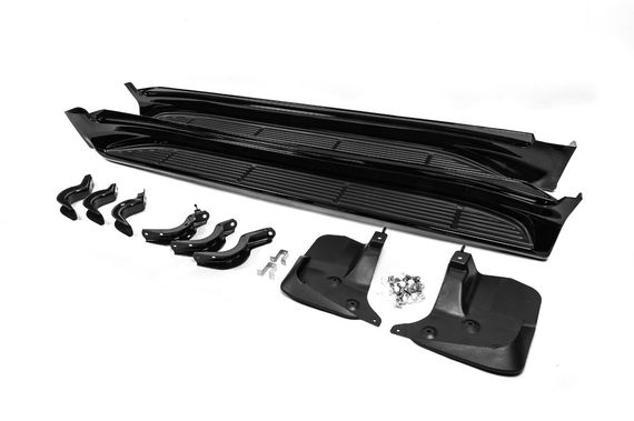 Боковые Подножки V2 Белый для Lexus LX570/450d 2008-2022 гг | Зображення 1