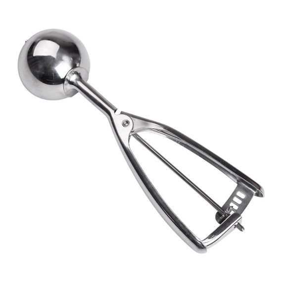 Кругла ложка для морозива 21×6.5×3.5 см з нержавіючої сталі HP-19-20-5.4x21.3CM | Зображення 2