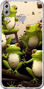 Чехол на Asus Zenfone 5 ZE620KL Жабки "5656u-1554-17620"