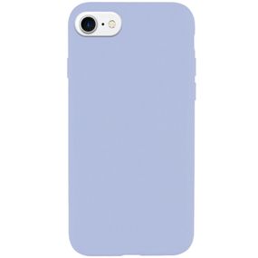 Чехол Silicone Case Full Protective (AA) NO LOGO для Apple iPhone SE (2020) Голубой / Lilac Blue