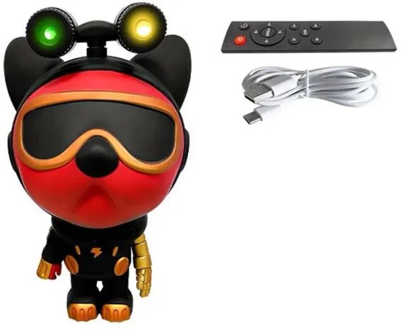 Проектор звездного неба в виде собаки Nebula Dog Projector с 2 лазерами с пультом от USB | Зображення 1
