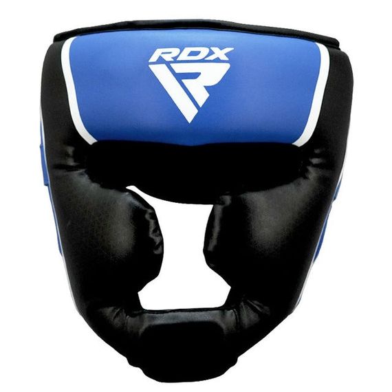 Шолом боксерський  RDX AURA PLUS T-17 Blue/Black M (капа у комплекті) | Зображення 3