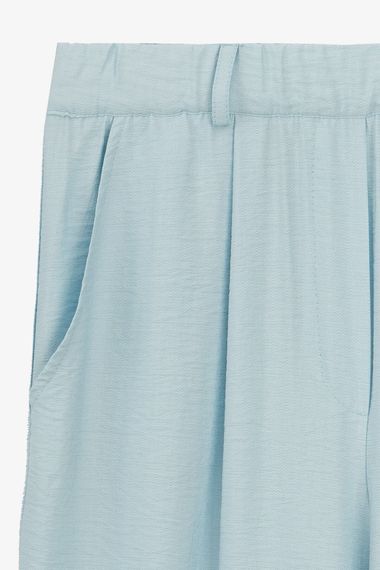 Штани МОМ однотонні жіночі On me 2006-K 2XL Блакитний shop (2000990556882) | Зображення 1