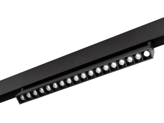 Магнитный трековый поворотный светильник KW-293/18W NW DC48V BK | Зображення 1