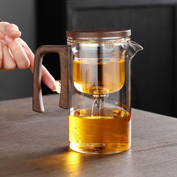 Чайник для заваривания TeaPot D-28 Small pretty waist 720ml Transparent | Зображення 2