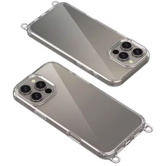 Чохол TPU Transparent with Straps для Apple iPhone 12 Pro Max (6.7") | Зображення 5