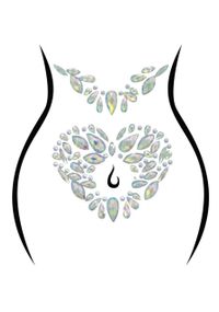 Стрази-прикраси для тіла Leg Avenue Novalie body jewels sticker, наліпки Sex Aura