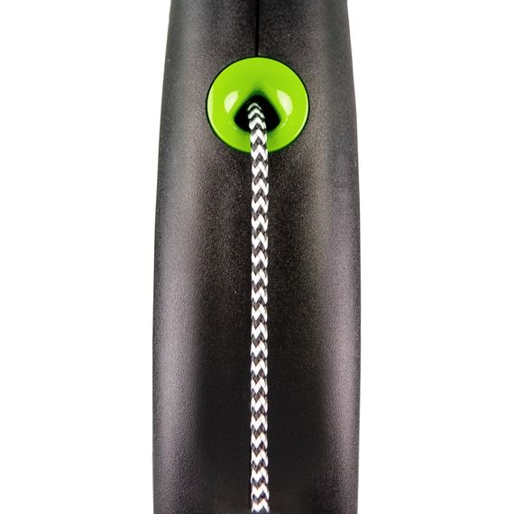Повідець-рулетка Flexi для собак Black Design трос зелена розмір M 5 м/20 кг | Зображення 1