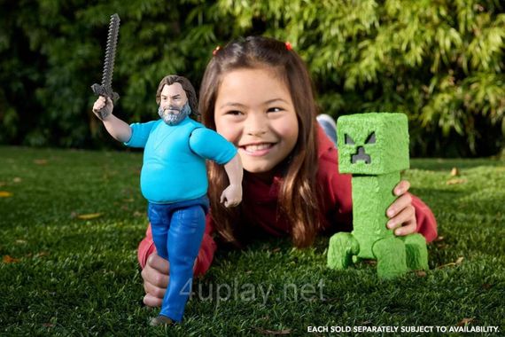 Велика 30см ігрова фігурка Кріпера Оригінал Mattel Minecraft | Зображення 5