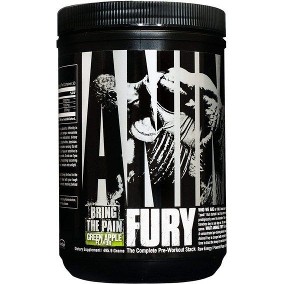 Комплекс до тренировки Universal Nutrition Animal Fury 495,9 g /30 servings/ Green Apple
