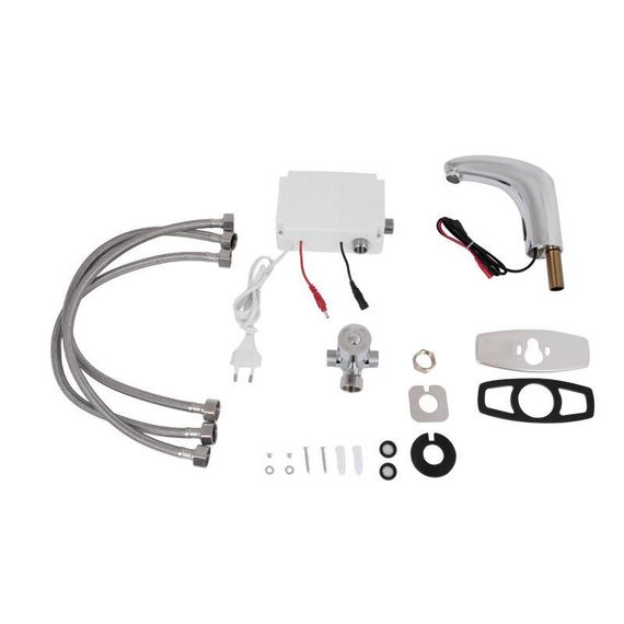 Смеситель для раковины Lidz Tech 078 бесконтактный LDTEC078CRM32534 Chrome | Зображення 9