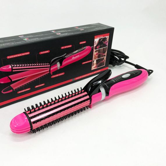 Плойка для создания объемных причесок Gemei, Плойка для волос стайлер Плойки объема волос FB-96 | Зображення 1