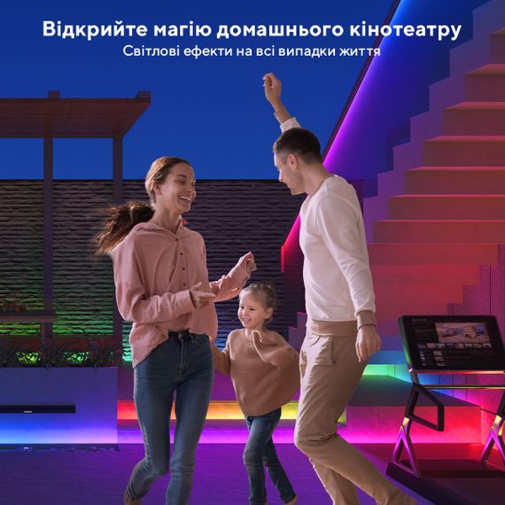 Стрічка світлодіодна Govee  розумна H6172 Phantasy Outdoor LED RGBIC Strip Lights 10м Білий (H61723D1) | Зображення 3