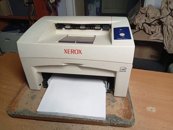 Принтер Б-класс Xerox Phaser 3117 / Лазерная монохромная печать / 600 x 600 dpi / A4 / 16 стр/мин / USB 2.0 б/у | Зображення 1