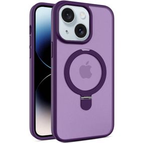 TPU+PC чохол Metal Buttons with MagSafe Colorful HQ Ring для Apple iPhone 14 / 13 (6.1")