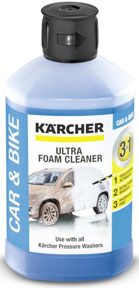 Средство Karcher Ultra Foam для пенной очистки при бесконтактной мойке, 3-в-1, 1л (6.295-743.0)
