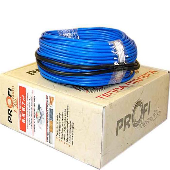 Двухжильный кабель ProfiTherm EKO -  147 (2420 Вт) 0,5м. | Зображення 1