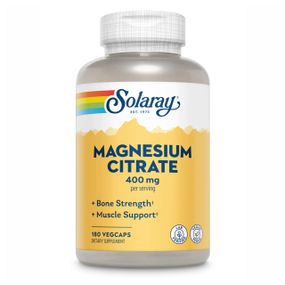 Solaray Magnesium Citrate 400 mg цитрат магния в капсулах №180