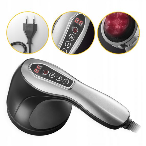 Антицелюлітний ручний масажер для тіла 4FIZJO Body Shaping 4 в 1 4FJ0558 Black (P-5907739319128) | Зображення 8