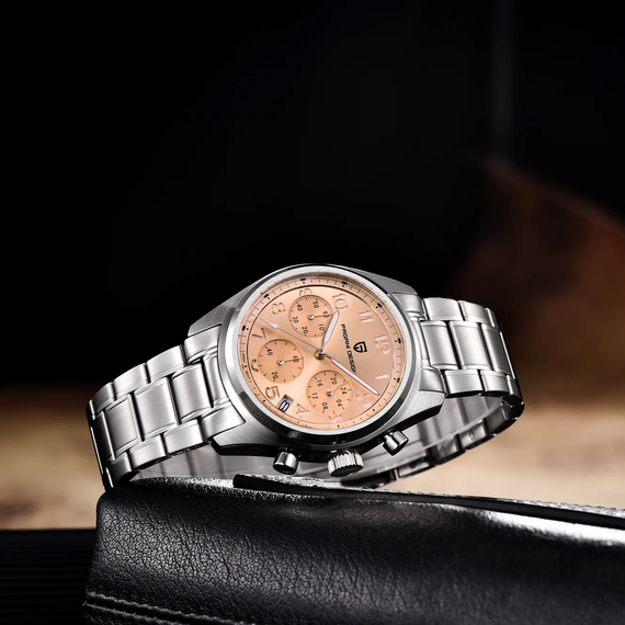 Годинник P2agani Design PD-1773 Silver-Pink | Зображення 1
