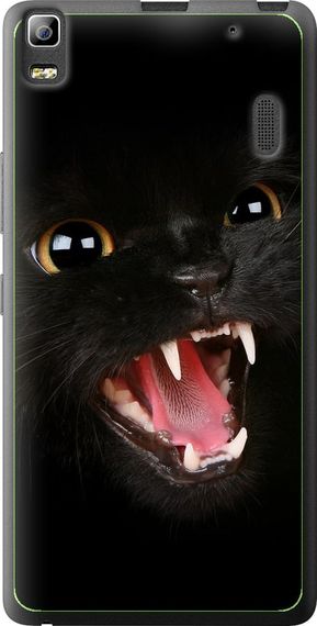 Чехол на Lenovo A7000 Чёрная кошка "932u-120-17620"