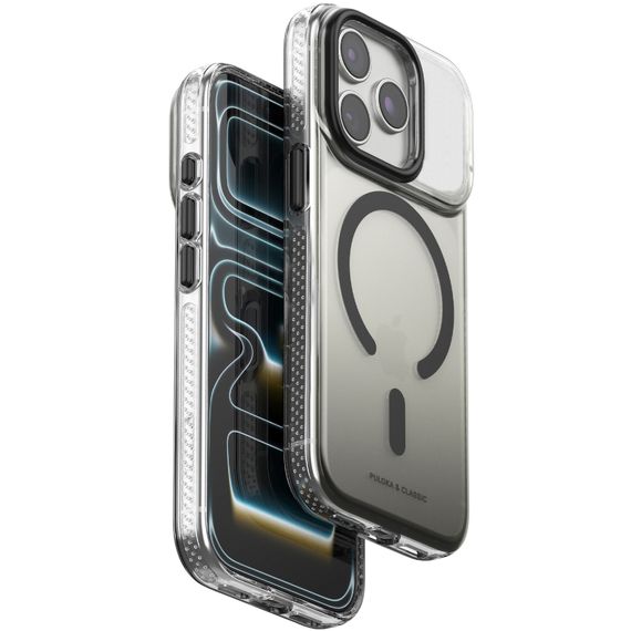 Чохол TPU+PC Puloka Resplendent with Magnetic Fit для Apple iPhone 15 Pro Max (6.7") Black