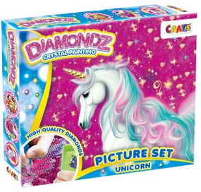 Набір для створення картини Craze Diamondz Єдиноріг зі стразами