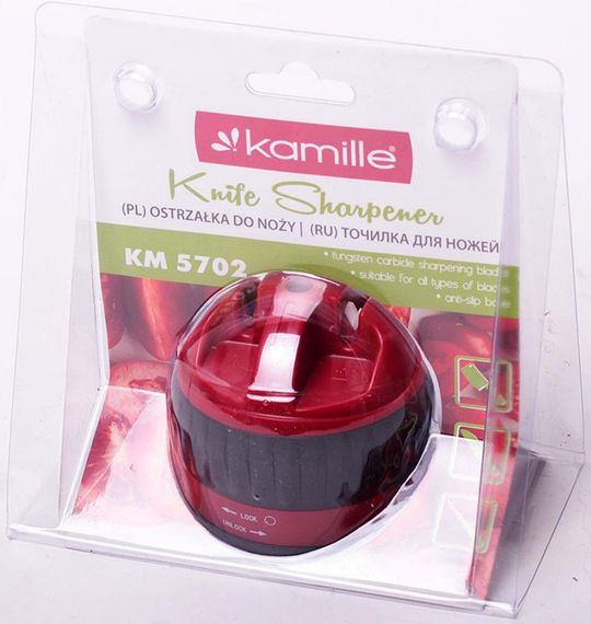 Точило для ножів Kamille 6х6х6.5см кругле | Зображення 3