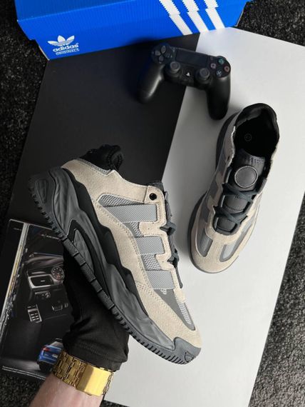 Чоловічі кросівки A-dida-s Niteball M Grey Dark , В'єтнам 46 29.5 см | Зображення 3