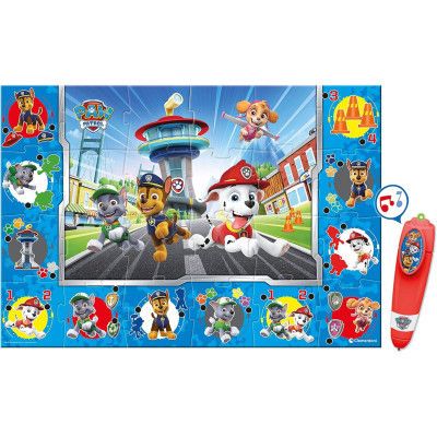 Интерактивная игрушка Clementoni пазл с интерактивной ручкой Paw Patrol, 70х100 см (61970) | Зображення 1