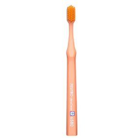 Зубна щітка Pesitro 6580 Ultra Soft персикова з помаранчевим (м’яка із серії Premium)
