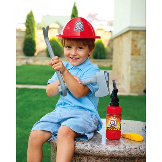 Детская игрушка "Набор пожарного" 8591TXK каска, огнетушитель, инструменты | Зображення 3