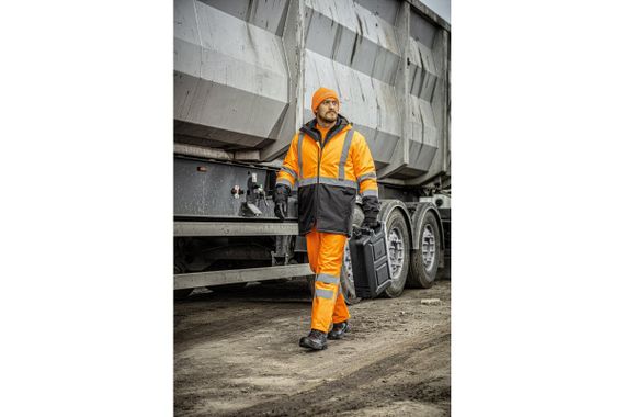 Шапка Hoegert SULM HT5K482 в'язана 100% акрил помаранчева, універсальний розмір (57-61) | Зображення 2