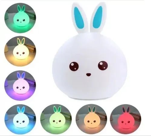 Дитячий силіконовий нічник 3DTOYSLAMP Кролик | Зображення 2