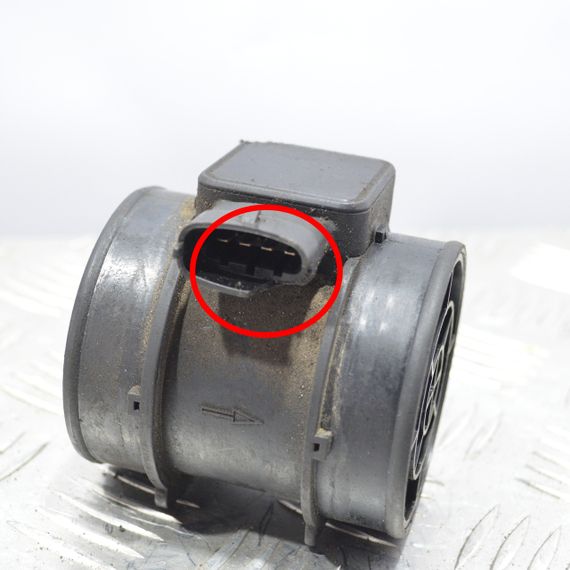 Витратомір повітря Opel Astra G Corsa C розходомір Опель Астра Джи Корса C 0280217123 | Зображення 2