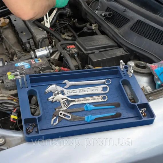 Переносний лоток для інструментів 35,6х23х2,4см, FLEXMAT / Силиконовий органайзер для зберігання інструментів