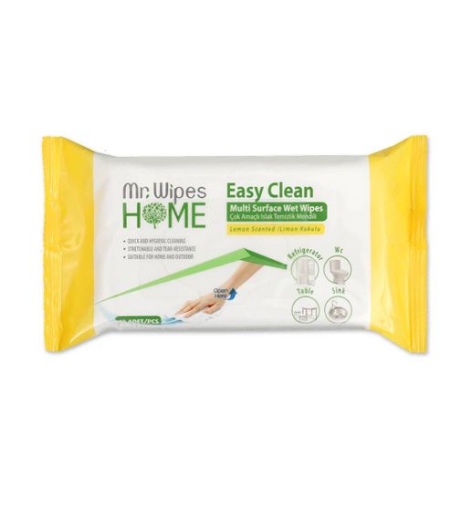 Вологі серветки для прибирання Farmasi Mr. Wipes «Лимон» 40 шт | Зображення 2