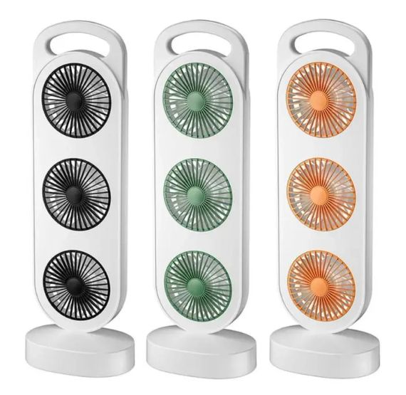 Вентилятор акумуляторний, 1200мАч, від USB, S-31 / Міні вентилятор портативний / Настільний вентилятор | Зображення 7