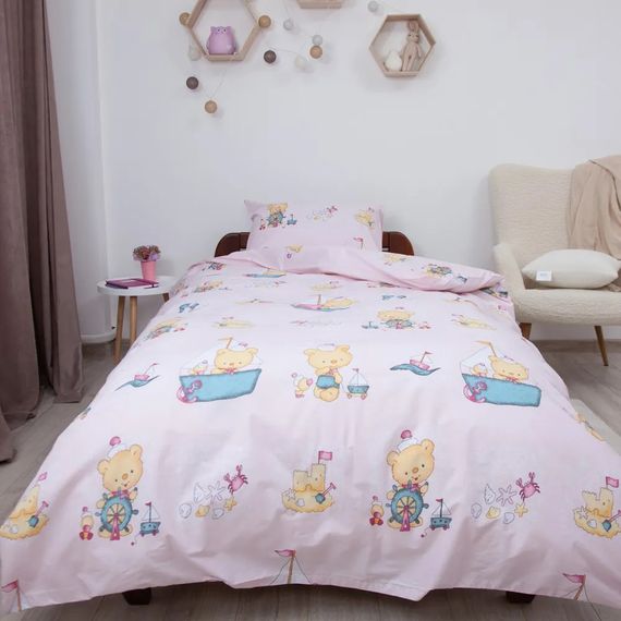 Постільна білизна підліткова ТЕП Soft dreams Морячок 2-04191-29886 150х215 см рожевий | Зображення 2