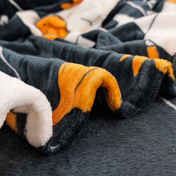 Плед флісовий Гуси Чорний Love You 150 x 200 см | Зображення 2