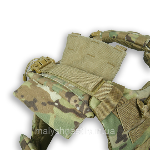 Бронежилет Militex Modular X-1 (Збільшена площа захисту) Multicam | Зображення 7