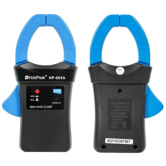 Адаптер HoldPeak HP-605A кліщі струмовимірювальні (600A AC/DC) | Зображення 2