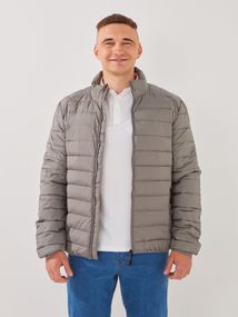 Куртка однотонна чоловіча GENUA G01210-0007 XL Світло-сірий shop (2000999396151)