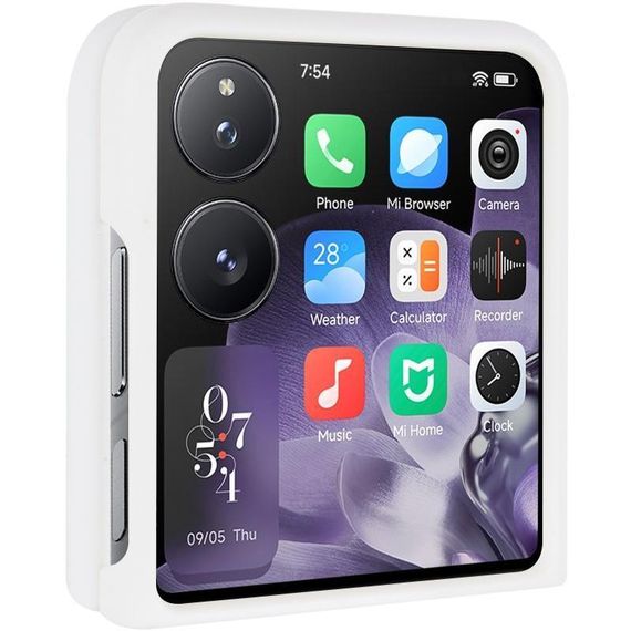 Чохол Foldables Silicone Cover Lakshmi (AAA) для Xiaomi Mix Flip Білий / White